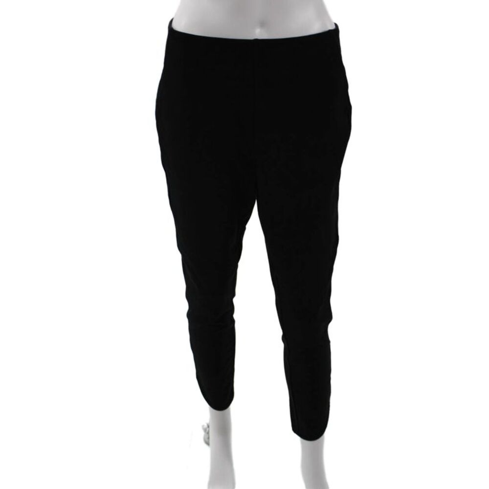 Lysse Women Ankle Cropped Black Pants Plus Size L